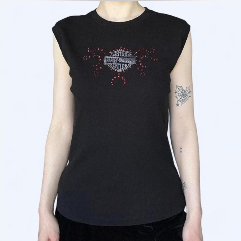 Vintage Harley Davidson Sleeveless Top